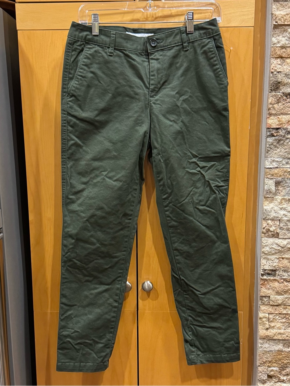 Olive Chino Pants-like new!